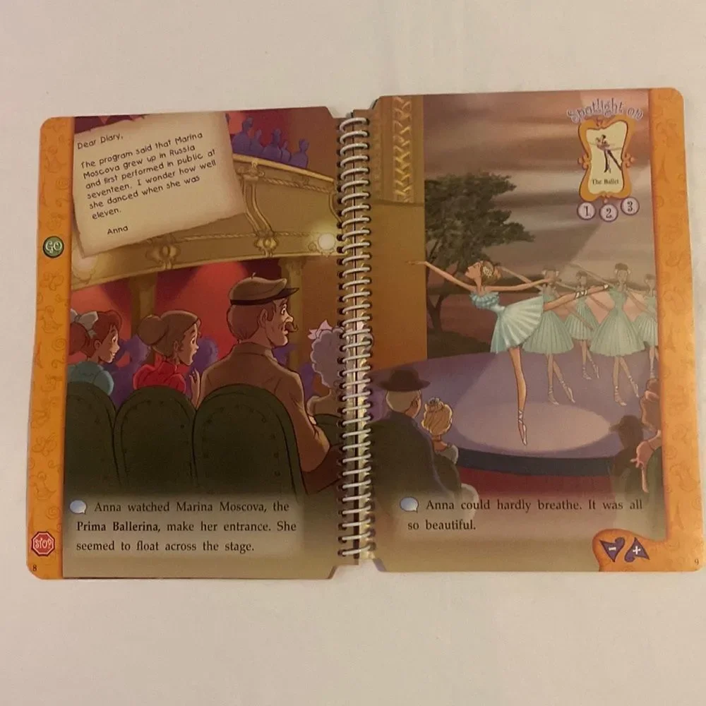 LeapFrog LeapPad Anna’s First Ballet Interactive Book Set K-1st Graders NWT